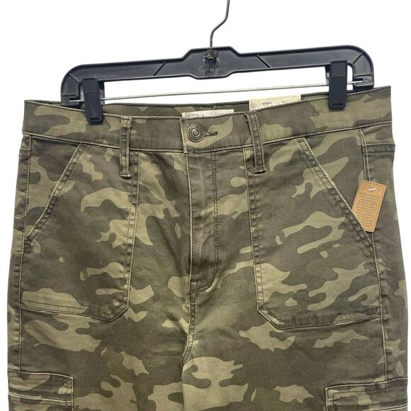 New NWT Mudd Juniors Size 17 Camouflage High Rise Utility Jegging Pants Pockets - Picture 2 of 7